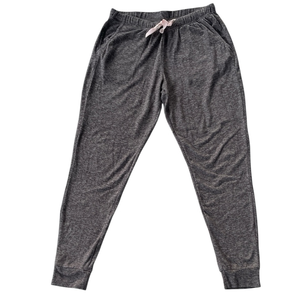 C&C CALIFORNIA WOMENS GRAY JOGGER PANTS WITH DRAWSTRING SIZE MEDIUM